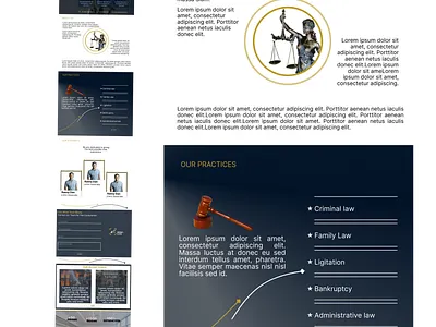 Law Firm app branding design graphic design landing page law firm typography ui ux web design
