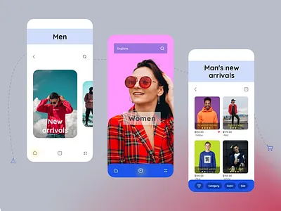 E-commerce / shopping app uiux design app design design graphic design illustration mobile app ui uidesign user interface website design