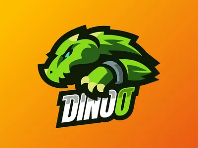 DINO | Bold & Minimalist Logo animal logo branding design dino logo esport logo illustration logo mascot logo minimalist logo predator rdcl redicul trex vector