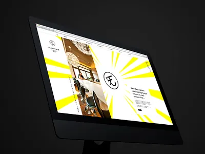 Elumenate / Homepage design art direction branding corporate identity graphic design homepage japanese culture light rays lighting logo manga mockup ui ux webdesign