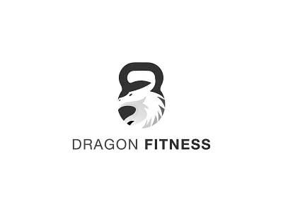 Dragon Fitness logo brand identity brand identity design combination logo design dragon fitness dragon logo fitness fitness logo logo logo mark logodesign logotype minimalism