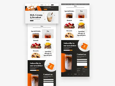 Chicori Marketing Website | Menu app branding design desktop graphic design illustration logo mobile page ui ui design ux ux design web webpage website