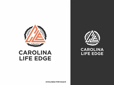 Letter CLE and Wood Logo Design Vector branding cle edge graphic design initial letter logo vector wood wood cutting