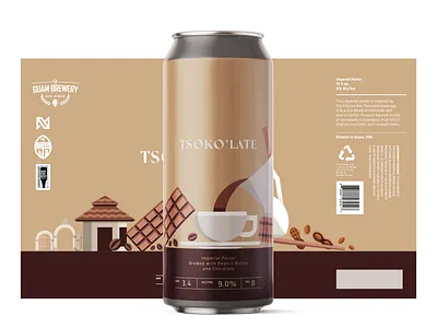 Tsoko'late - The Guam Brewery craft beer filipino guam beer hot chocolate imperial porter the guam brewery the plaza de españa tsokolate