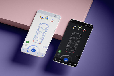Car Controller App car control car ui mobile app mobile ui ui uiux