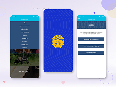 Record Tracking app - Magnawave app best branding design graphic design logo mobile mobile app mobile app design record tracking ui uiux ux wireframes