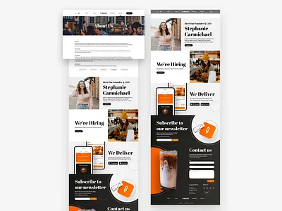 Chicori Marketing Website | About Us about us app branding design graphic design illustration logo mobile page ui ui design ux ux design web webpage website