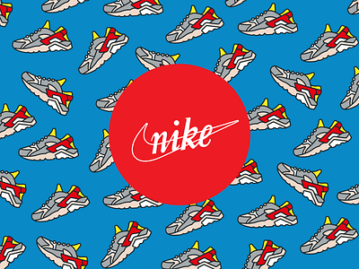 Vintage Nike! branding design graphic graphic design illustration illustration digital illustrator nike nike logo shoes design vintage vintage logo