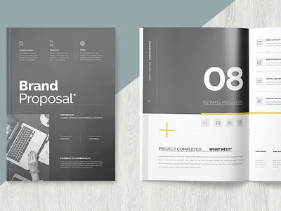 Free Brand Proposal agency brand brand proposal brief brochure business company corporate design indesign invoice letter letterhead portfolio project proposal proposal design proposal template report stationary