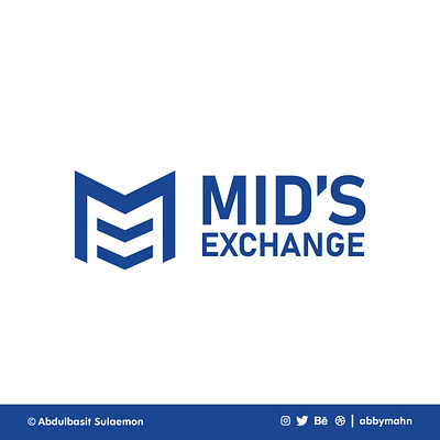 Mid's Exchange Logo branding exchange graphic design logo logo design tech logo technology vector