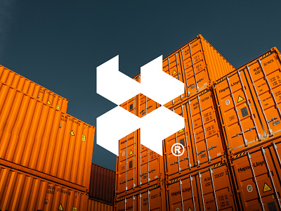 Imenso brand brand identity branding cargo logistics logo logo design logo designer logomark logotype mark minimal orange shipping symbol
