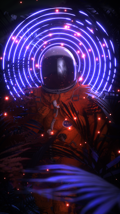A new world 3d artwork c4d cinema 4d concept art design nft redshift