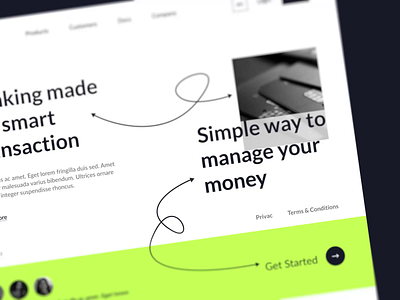 Banking Finance Landing Page bank banking banking website finance financial financial landing page fintech fintech landing page fintech web design fintech website money prototype transaction ui animation