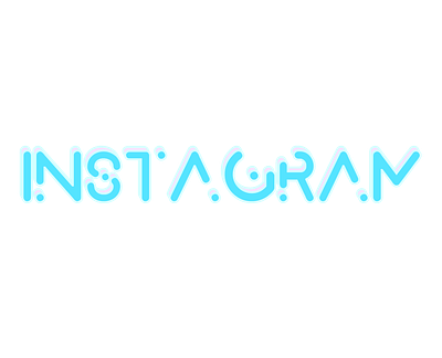 INSTAGRAM LOGO app art deisgn branding design designing graphic design illustration instagram logo text design typography ui ux vector