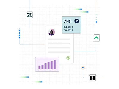 Illustration - Customer Success branding customer data design icon illustration people product satisfaction ui