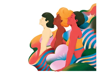 Yoga ✨ brazil flower gradient illustration latinamerica sport ui woman yoga