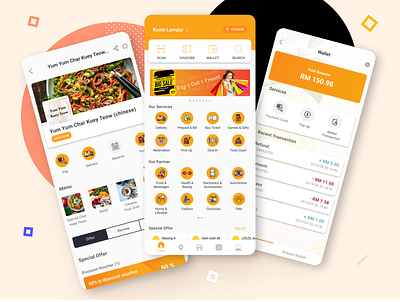 Food Delivery app - LOLOL 3d app best branding design food delivery food ordering graphic design logo mobile mobile app mobile app design offers sales ui ux vector wireframes