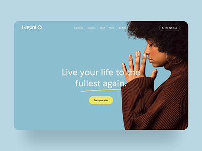 Legent Health Website clean design graphic design healthcare hero hospital interface landing page smooth smooth scroll ui user experience ux web web illustration website yonke