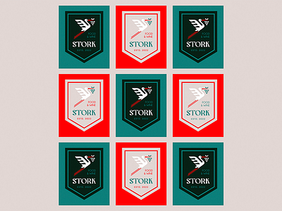 Stork bird branding design grape graphicdesign illustration logo logodesign logomark logotype store stork vector wine