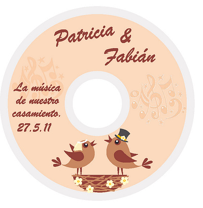 Wedding souvenir disc design brand branding branding business graphic design