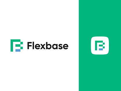 Flexbase Log Design brand branding design graphic design logo logo design logo designer logo mark logodesign logotype mark minimalist logo modern logo startup ui vector