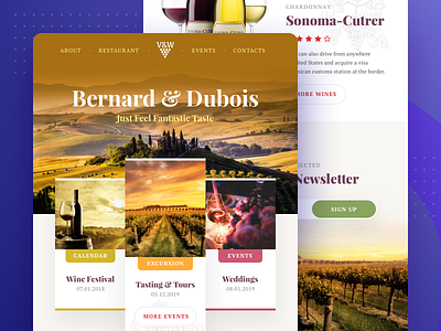 Winery Wordpress Template design oxygen oxygenbuilder template winery wordpress