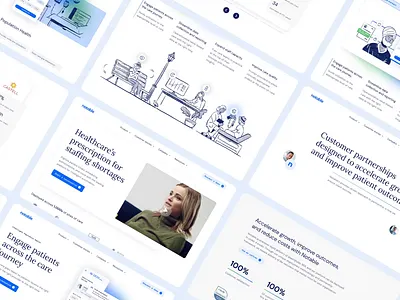Notable - Website redesign automation clean ui healthcare illustration interface interfacedesign saas