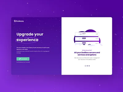 🔥 Onboarding experience animation cloud lottie migration onboarding principle saas scaleway ui