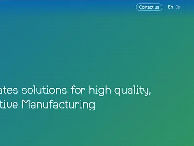 WIP landing page scope teaser ui