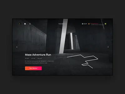 Wurld Fitness by Studio app apple tv design ios smart tv tvos ui ux visual design