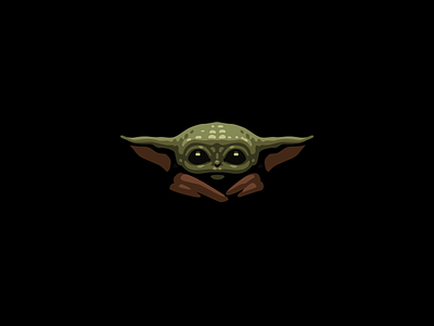 Baby Yoda baby yoda colors icon icon design iconography mandalorian starwars