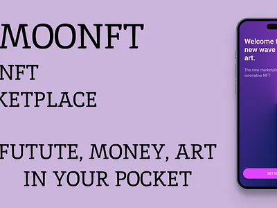 MOONFT dribbble ios nft ui ui design