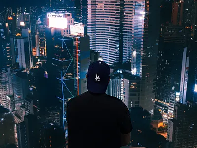 Just hanging out art new york city photoshop