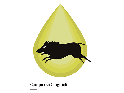 Campo dei Cinghiali logo design branding editorial graphic design ill illustration vector