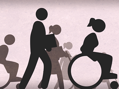 The Ability Factor 2d animation after effects animation blind character animation disabled explainervideo moho wheelchair