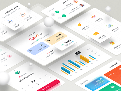 Barbell App Components 3d animation app arabic balance barbell chart check components fitness food graph gym mockup notifications progress smooth statistics toggle ux