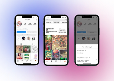 Redesigning Instagram for a more community based user experience design product design redesign ui ux