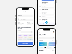 Todo Mobile App by Brightscout on Dribbble