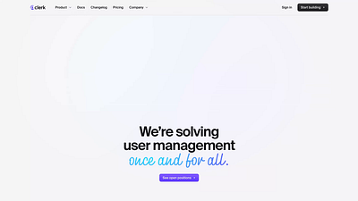 Careers at Clerk animation clerk design hero icons illustration interface landing page ui user experience user interface ux website design