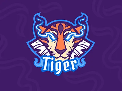 eSport Tiger Logo esport graphic design koshutrina logo merkulove tiger vector