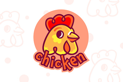 Chicken Logo branding chicken food graphic design koshutrina logo merkulove vector