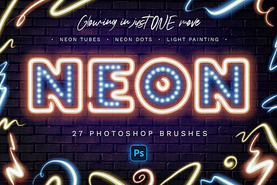 Glowing Neon Photoshop Brushes brush glow glowing brushes light brush light painting neon neon brush neon photoshop neon tubes photoshop brushes shine vegas