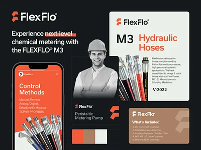FlexFlo-Branding: logo design, visual identity brand design brand identity brand identity design branding hose company identity letter mark logo logo concept logo designer logo mark logo type logos mark minimal minimalist logo modern logo symbol visual identity