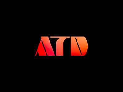Logo ATD black brand brand logo design branding design developer gradient graphic design graphic designer letter logo logo brand logo creation logo design logotype marcas type typography visual identity