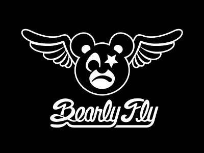 Bearly Fly Logo and Wordmark adobe illustrator adobe photoshop branding design graphic design logo logo design streetwear