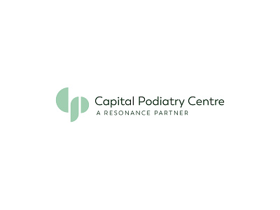 Capital Podiatry's monogram logo 🌟 graphicdesign