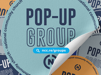 Pop Up Groups: Sticker & Graphics branding design graphic graphic design sticker typography