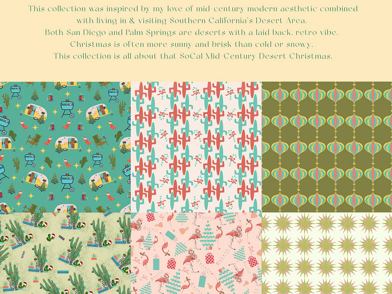 Mid-Century Modern Desert Christmas Collection
