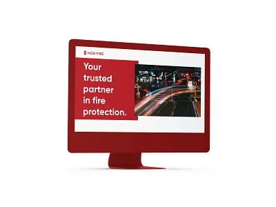 Fire website design for No8 Fire 🔥 visualbranding