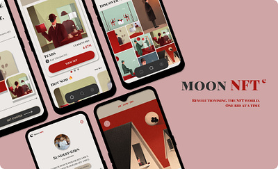 Moon: An NFT App Case Study ui